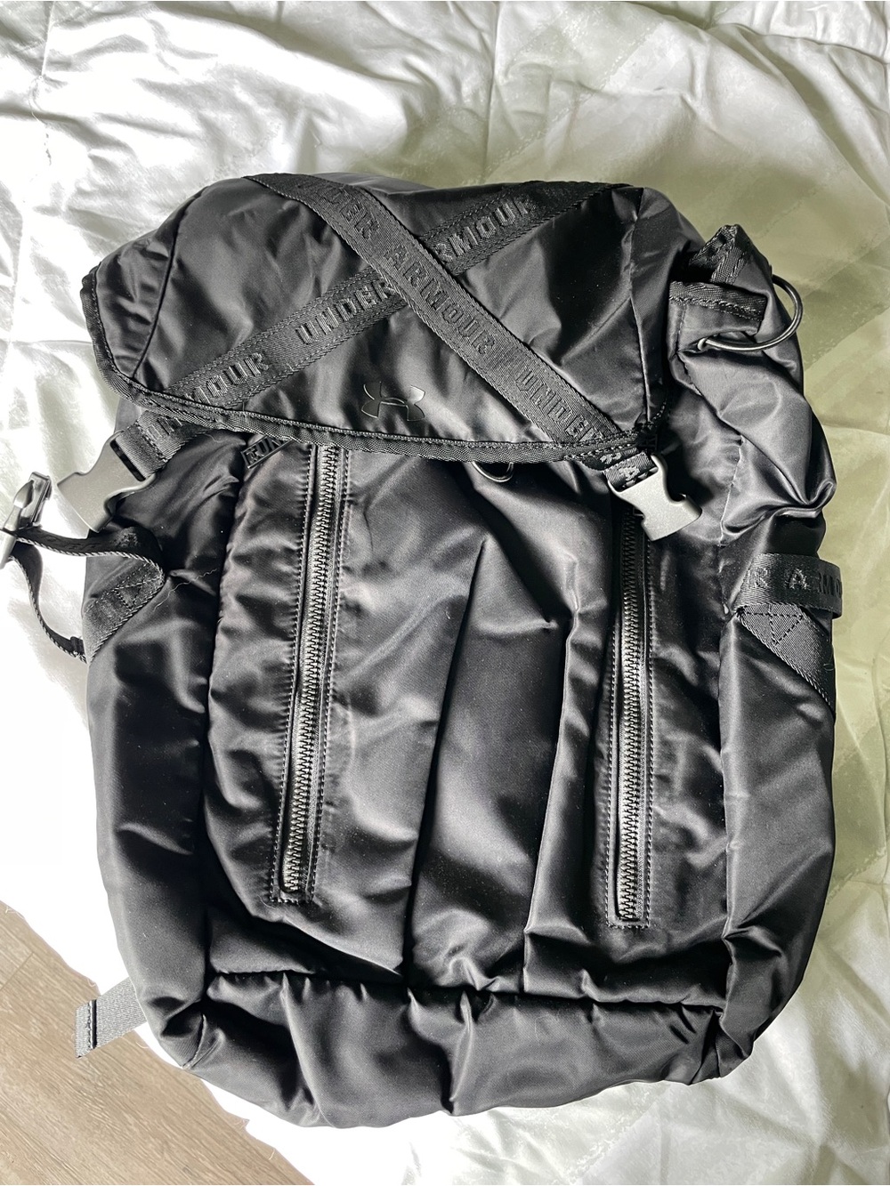 Under Armour Black Women's Utility Backpack with Dual Front Zippers